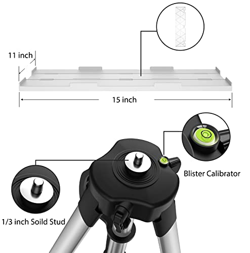 Vamvo Projector Stand, Portable Projector Tripod Laptop Stand With Case, Multi-Function Stand, Dj Equipment Holder Mount, Adjustable Height 16'' To 45'' With Tray, Suitable For Home Theater Or Stage #TOP2