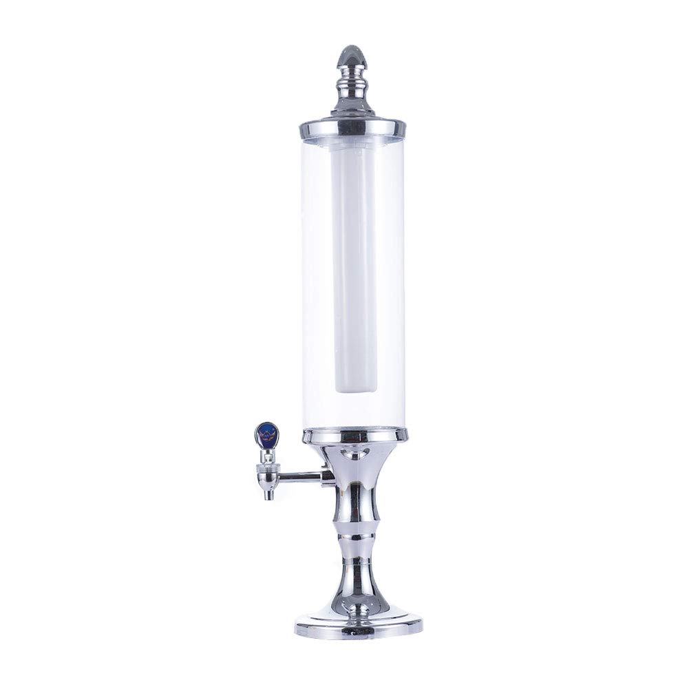 Distributeur Boissons 3 L Ice Core Beer avec lumières LED, idéal pour fêtes et matchs, Accessoire Bar Facile à Nettoyer pour fêtes.