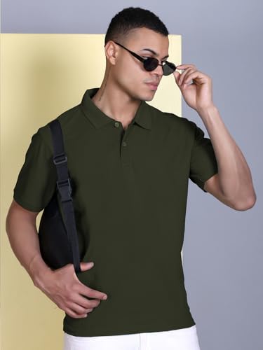 Image of FYLTR Men's Solid Polo | Regular Fit | Casual Polo Shirts for Men