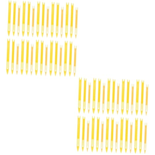ULDIGI 2sets Fishing Nets Accessories Net Mending Shuttles Netting Needle Shuttle Sturdy Cast Repair Tool Kit 40pcs*2