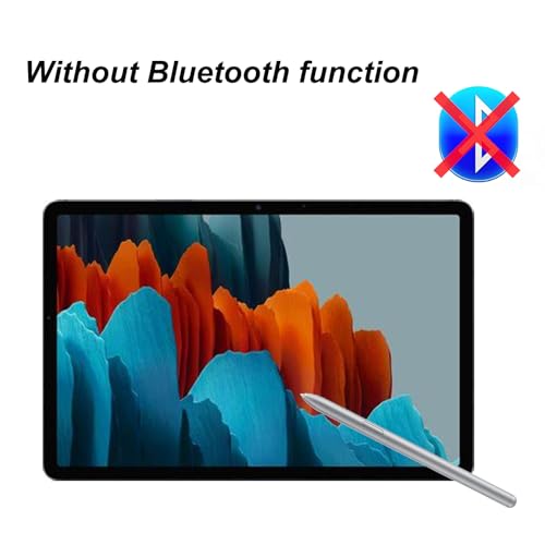 Lápiz para Samsung Galaxy Tab S7 FE plata recambio de stylus plateado místico sin bluetooth 4