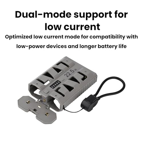 Carga rápida compacta de 22,5W con baterías dobles extraíbles de 5000 mAh ERRORY 4