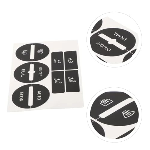 Kit bouton AC usé Golf 5 autocollants de rechange commande climatisation VW