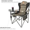 OzTent Side Table, Adjustable Camping Chair Side Table Fits Straight 19mm (0.75in) Chair Legs, Angle & Height Adjustable Outdoor Table