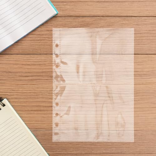 Fundas A5 6 agujeros para organizar fotos y tarjetas en archivadores 6