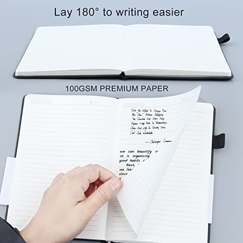 Kairuiying Journal Notebook With Pen Holder, A5 Notebooks For Work/Writing, College Ruled Notebook For School, Thick Journal For Men/Women, Note Book/Pads For Note Taking, 100Gsm Paper Lined Notebook #TOP2