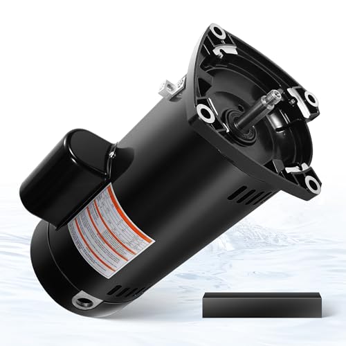 USQ1202 Pool Pump Motor Fit for A.O. Smith for Century Pool and Spa Pump Motor 2HP 3450 RPM 48Y Frame 230V 60HZ Square Flange