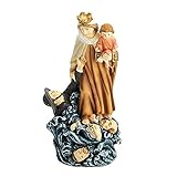 Inmaculada Romero IR Figura Virgen del Carmen Imagen 15Cm. Patrona De Los Pescadores Peana Mar Resin...