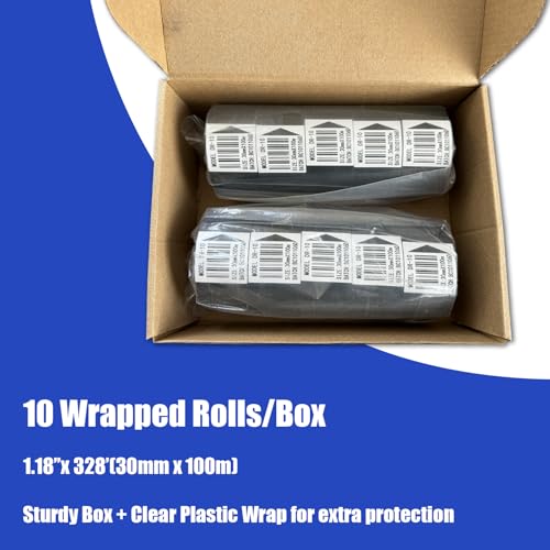 Cinta de estampado termo 30mm x 100m pack 10 rolls miniatura 7