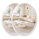 IPOUF Espejo redondo de 28 pulgadas, paquete de 2