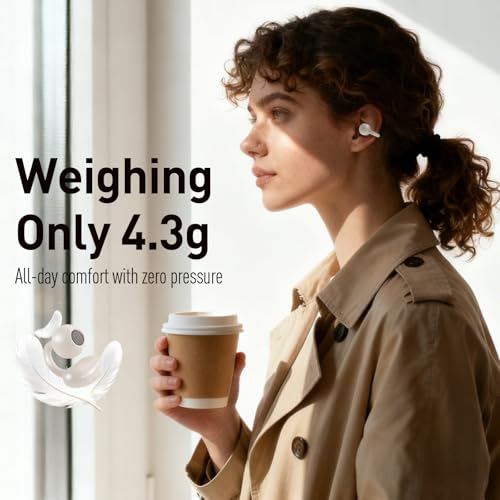 HUARUI AI Translation Earbuds Real Time,120 Languages & Accents Translator Earbuds,Audifonos Traductores Inglés Español, Translator Device with APP for Travel Learning Business-Off White — view 5