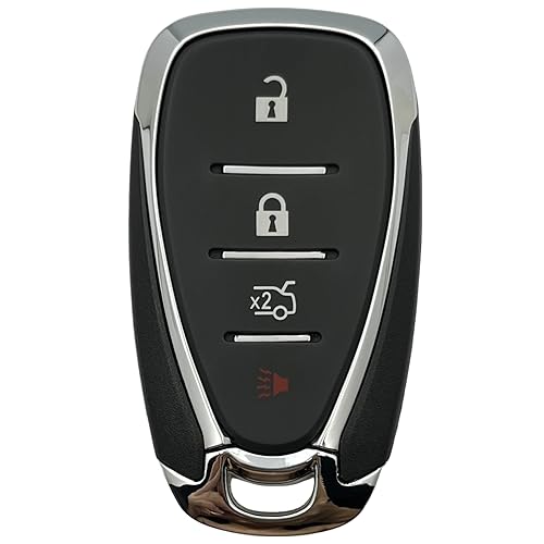 WKIOERAD Replacement Keyless Entry Remote Smart Key Fob Shell Case Fit for Chevy Chevrolet Camaro Malibu Equinox Cruze Blazer Trax Volt Bolt Key Fob Cover (4 Buttons) by WKIOERAD - Image 4