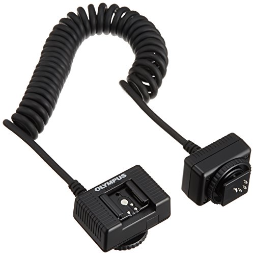  Olympus Flash bracket cable for hot shoe cavo per fotocamera 1 m Nero