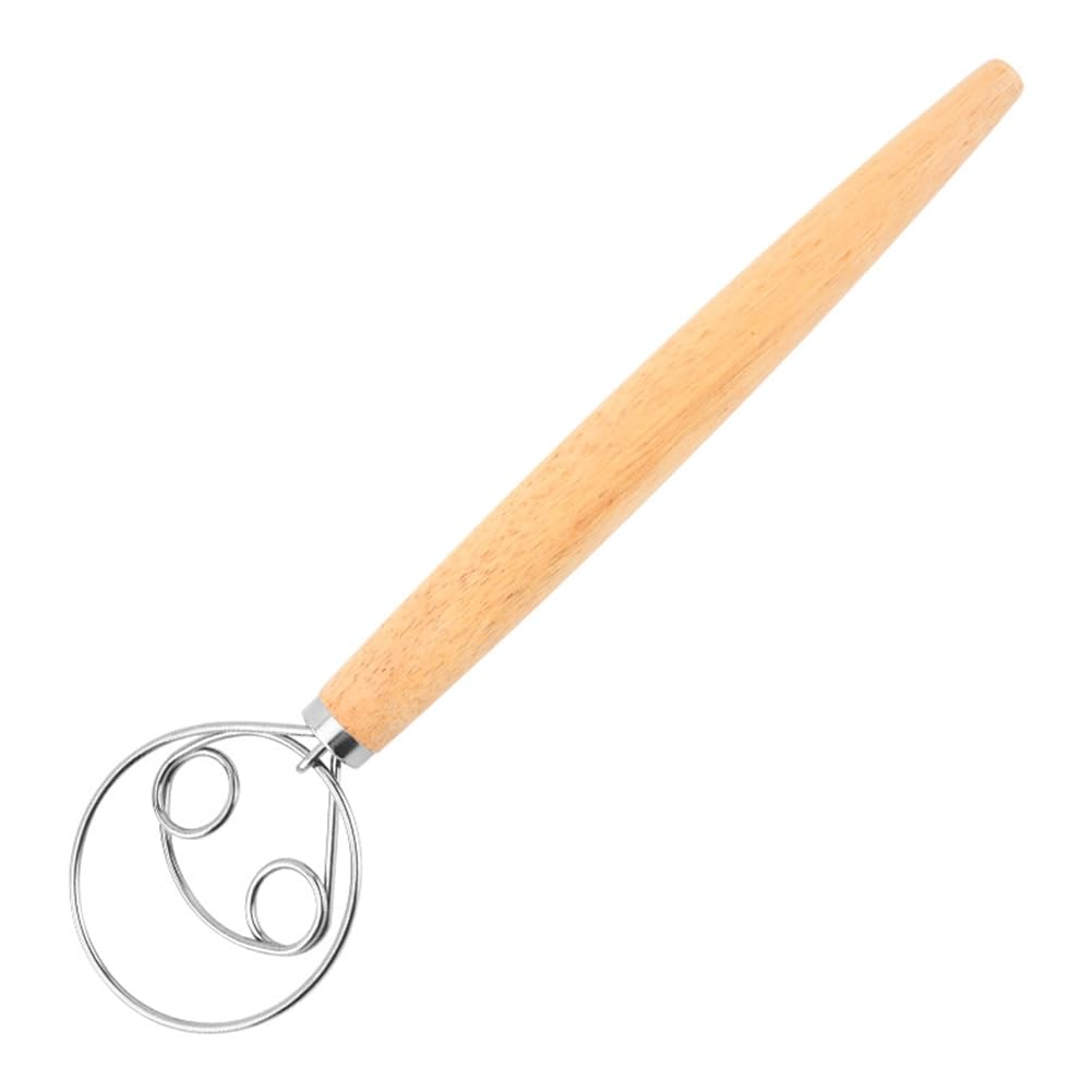 Ctrlzs Cream/White 1 Piece Egg Beater Dough Hook Egg Separator Egg Stirrers Pizza Dough Whisk Egg Stirring A