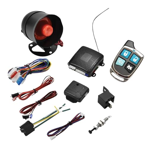 KIXZSAZ 12V Auto Alarmanlage Telefon APP PKE Keyless Zentralverriegelung Sensor Kit Sicherheit Alarm System Alarmanlage Zentralverriegelung, T361Remote
