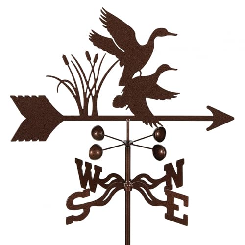 EZ Vane Mallard Ducks Weathervane — Roof Mount, Wind Cups,