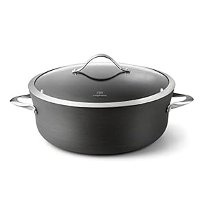 Calphalon Contemporary Hard-Anodized Aluminum Nonstick Cookware, Dutch Oven, 8 1/2-quart, Black