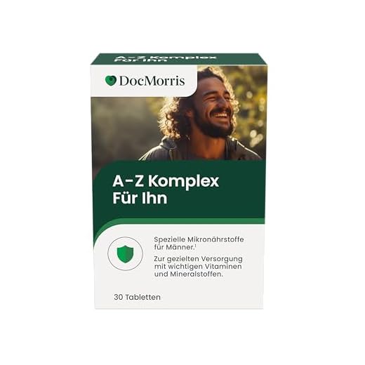 DocMorris A-Z Komplex Für Ihn – 30 Tabletten – Multivitamin für Männer mit Zink, Selen & Vitamin B12 – Für Energie & Testosteronspiegel - Nahrungsergänzungsmittel