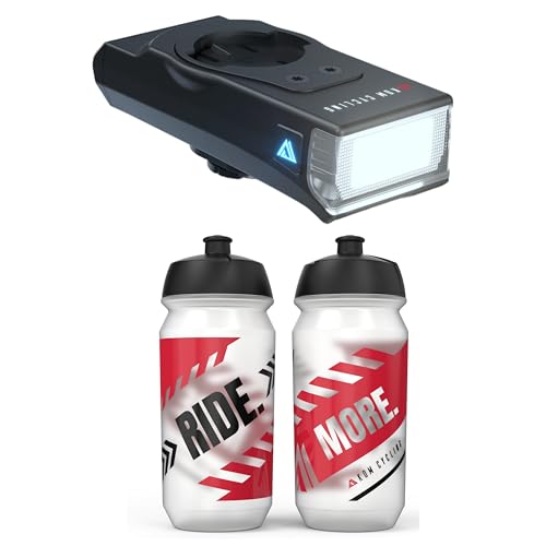 350 Lumens Quick Release Light + KOM Ride More Bottles