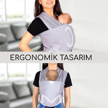 Eggbaby مرنة التفاف حبال رمادي