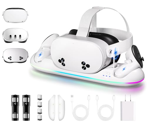 Saqico Charging Dock for Quest 2/3/3S