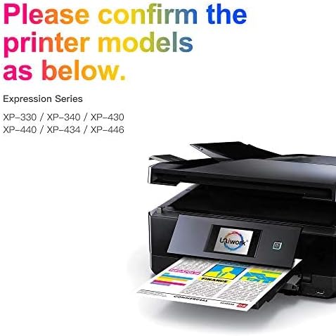 288XL Ink Cartridges with Latest Chip Replacement for Epson 288 Ink Cartridges Combo Pack High Yield to use with XP-440 XP-330 XP-340 XP-430 XP-446 XP-434 Printer (4 Pack)