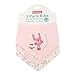 Babero del Bebé, Baberos Suaves de La Baba del Algodón del Algodón Bufanda Linda del Triángulo Toalla(Rabbit)