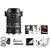 Sigma 18-50mm f/2.8 DC DN Contemporary Lens for Sony E, Bundle with 55mm Filter Kit, Lens Cleaner, Lens Wrap, Lens Cap Tether, Cleaning Kit, PC Software Kit