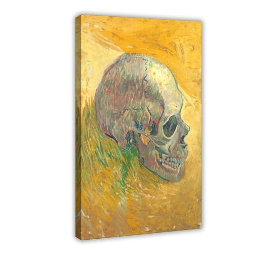 Crâne de Vincent Van Gogh 1887 impression sur toile 30,5x45,7cm décoration murale bureau