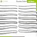CynaMed 8 Hegar Medical Dilator Sounds Set 7.5inch Double Ended Instrument (Double Ended)