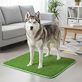 Hundetoilette, Hundetoilette Balkon, Kunstrasen Balkon Wetterfest, Rasenteppich, Waschbar Hundetoilette Hunde Welpenklo Leicht Reinigen Trainingsunterlagen Mit Kunstrasen FüR Balkon Zuhause Wohnung 