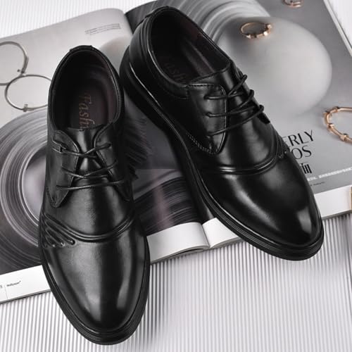 Men's Leather Dress Shoes, Formal Business Footwear - Ideal for Business Meetings, Office Days & Formal Events3