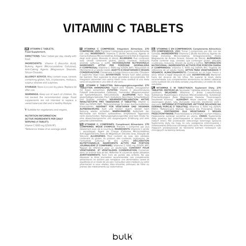 Bulk Vitamin C Tablets, 1000 mg, Pack of 90 - Image 4