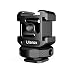 Produktbild PT-12 Aluminium-Dreifach-Blitzschuh-Kamera-Adapter, Video-Zubehör, Dreifach-Schuhhalterung, Lichter, LED-Monitore, Mikrofone, Audio-Recorder und Studioblitz-Videokamera