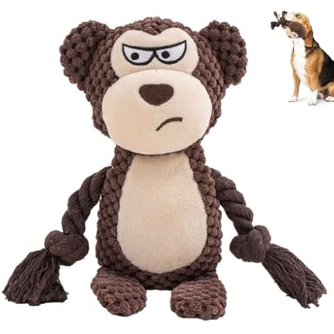 SHOKUTO Interactive Plush Dog Toy Monkey Cover