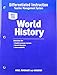 World History: Differentiated Instruction Teacher Management System