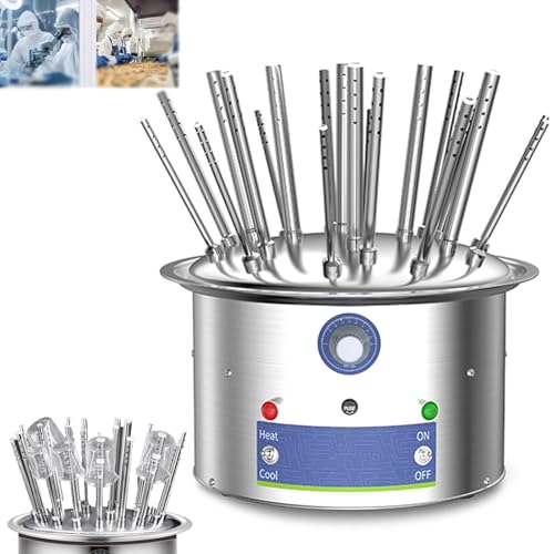 Electric Glassware Drying Rack, Porous Laboratory Drying Machine, 40-120°C Knob Adjustment, Wind Speed 2m/s, Over Temperature Protection, for Glass Test Tubes and Beakers