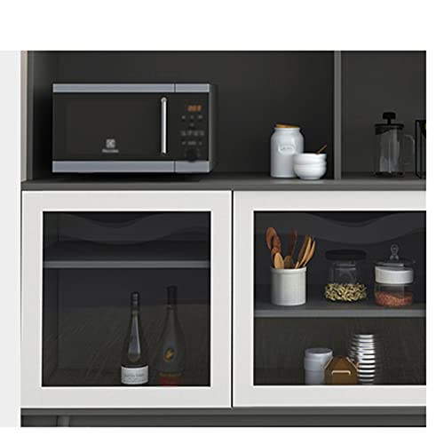 TOMYEUS Anrichte Nordic Minimalistischer Sideboard-Wohnzimmer-Multifunktionsschrank-Tee-Kabinett mit Schubladen-Speicherschrank-Schließfachschrank aparadores para Salon