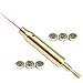 GlobalPioneer® Tactical Crossbow Archery Arrow Red Laser Bore Sighter Tool Threads onto Arrows (Batteries Included)