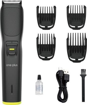 one plus Men Op 531 Cordless Professional Hair Trimmer Titanium Coated Blade Waterproof Trimmer 120 Min Runtime 12 Length 