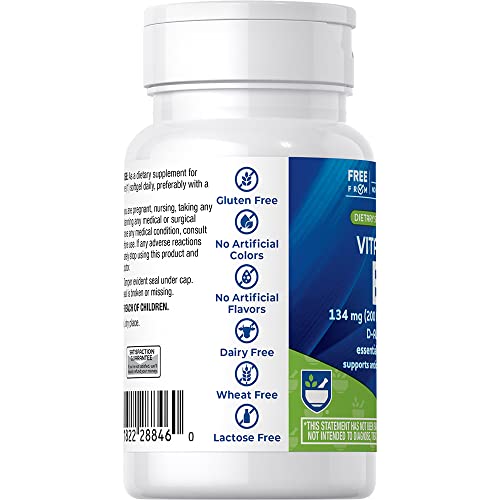 Rite Aid Natural Vitamin E Softgels 134 Mg, 100 Count, Antioxidant And Immune Support, Healthy Brain Function #TOP25
