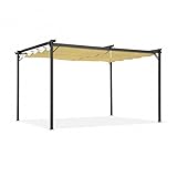 DESIGN: Moderne Pergola-Design mit verstellbarem Dach zum Schutz vor Sonne und Regen macht sie zu einem prestigeträchtigen Element Ihres Gartens oder Ihrer Terrasse.