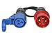 Produktbild CEE Adapter Starkstrom 16A Stecker 5-polig auf CEE 230V 3-polig Kupplung