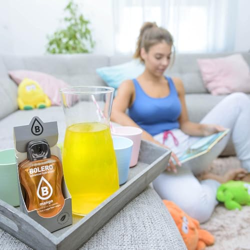 Bolero Drinks Mix 24x9g I BERRY MIX I zuckerfreies Getränkepulver mit Stevia gesüßt | für diabetiker | Party Mix Getränke | ein gesünderes Getränk für Familie und Freunde