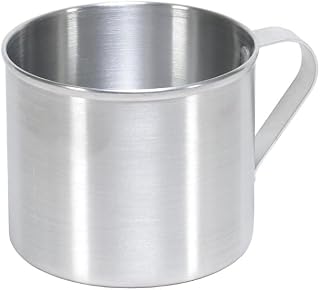 IMUSA USA R200-10WM Aluminum Mug for Stovetop Use or Camping 0.7 Quart, Silver