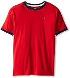 Tommy Hilfiger Kids Boy's Ken Tee (Big Kids) Regal Red XL (20 Big Kids)