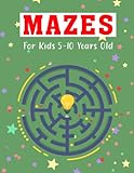  Mazes for Kids Ages 4-8: Maze Activity Book With 50 Fun & Educational Maze Puzzles For Kids Ages 5+