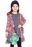 Truly Me, Big Girl's Long Sleeve Multicolor Fashion Sweater Knit Cardigan in Sweater Knit with...