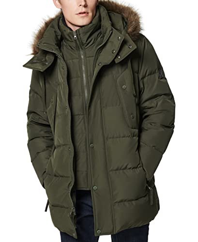 Andrew Marc Men's Mid Length Down Jacket