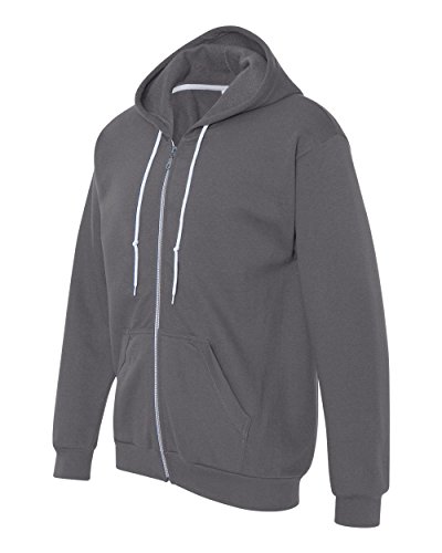 Anvil Full-Zip Sweatshirt. 71600 XL Charcoal3